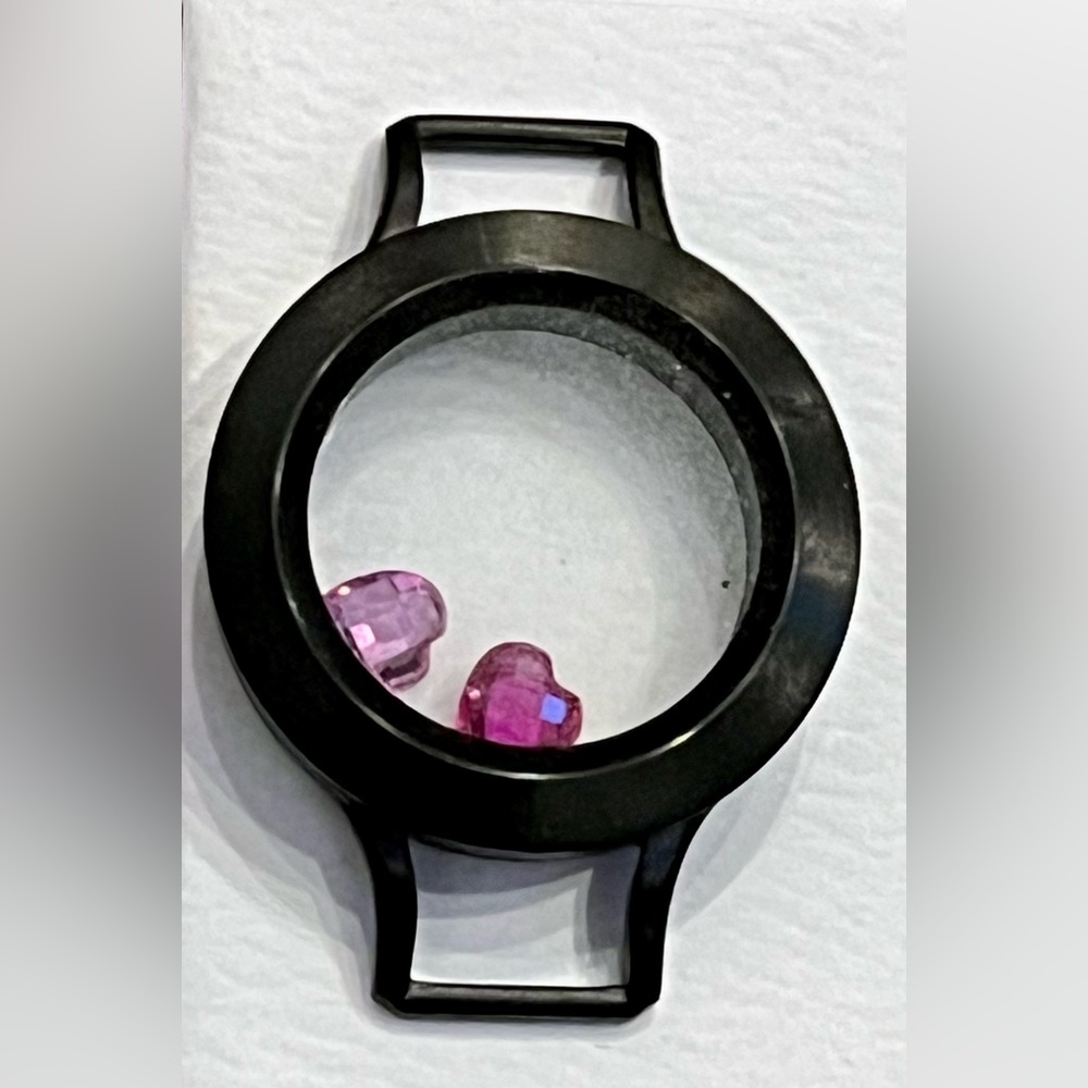 Origami Owl Bracelet Charm Holder with Crystals